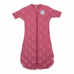Dreamland Baby Girl Weighted Transition Swaddle Sleep Sack Dusty Rose Pink L 6-9